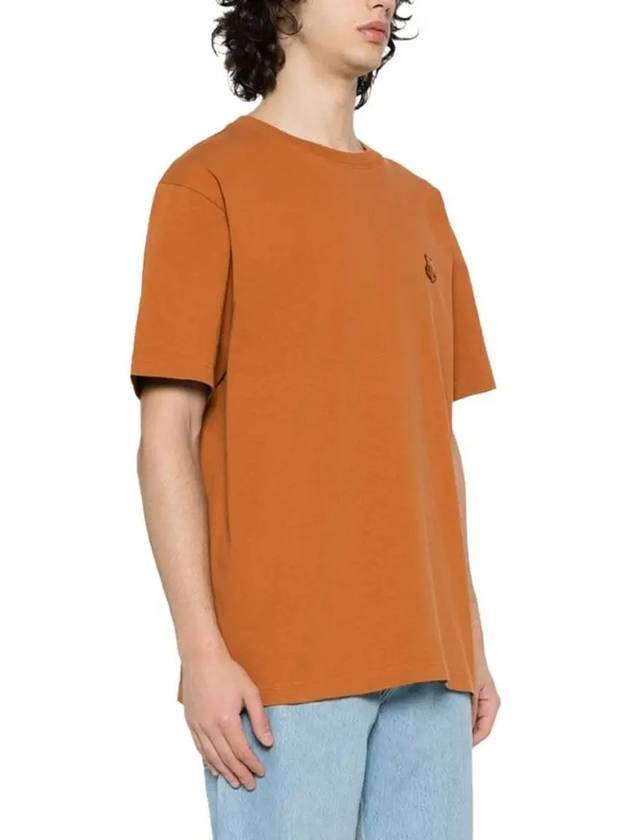 Bold Fox Head Patch Comfort Short Sleeve T-Shirt  Tobacco - MAISON KITSUNE - BALAAN 4