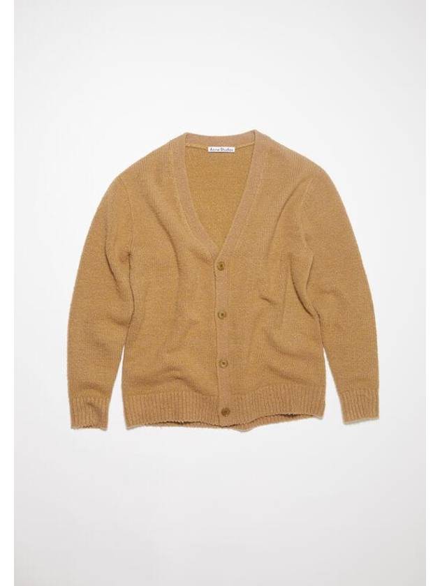 Wool Blend Cardigan Brown - ACNE STUDIOS - BALAAN 2