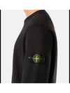 Compass Patch Cotton Sweatshirt Black - STONE ISLAND - BALAAN 7