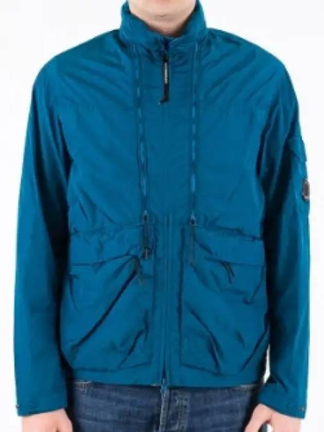 Men's Chrome-R Zip-Up Jacket Blue - CP COMPANY - BALAAN 2