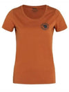 Women's 1960 Logo T-Shirt Terracotta Brown - FJALL RAVEN - BALAAN 2