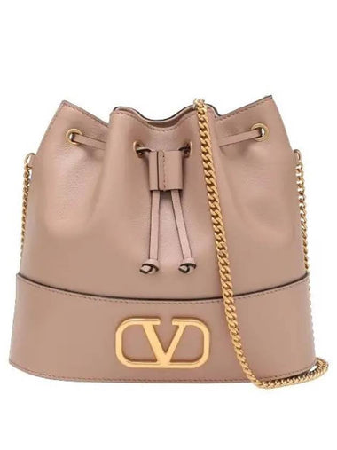 24 4W0P0Z44 VNL GF9 4W2P0Z44 Signature V bucket bag - VALENTINO - BALAAN 1