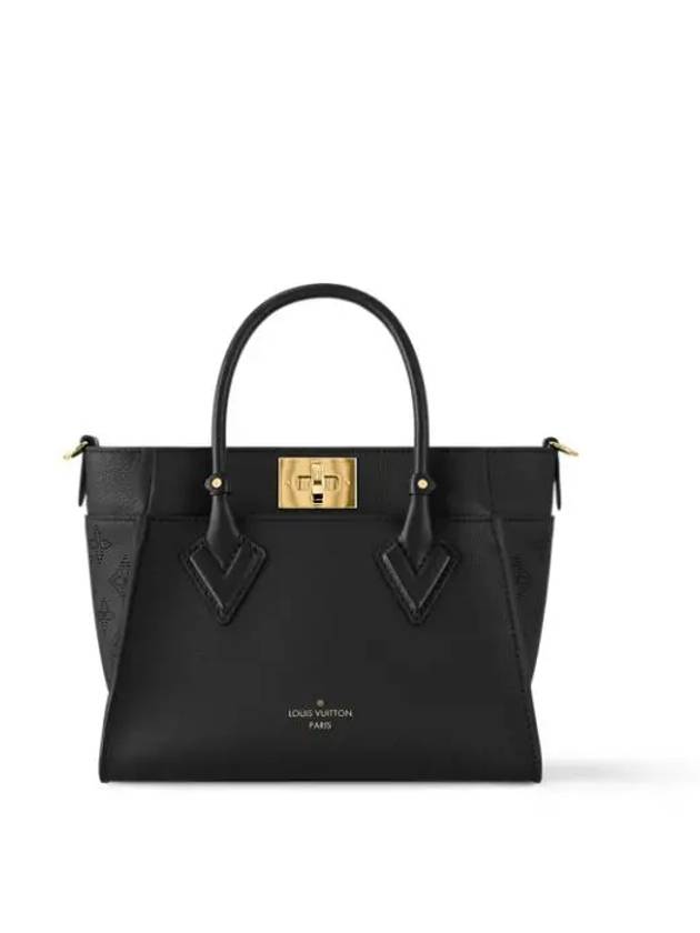 On My Side PM Tote Bag Black - LOUIS VUITTON - BALAAN 2