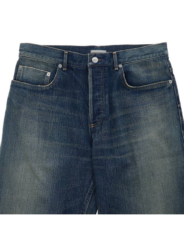 Homme Heritage Straight Jeans Blue - DIOR - BALAAN 4