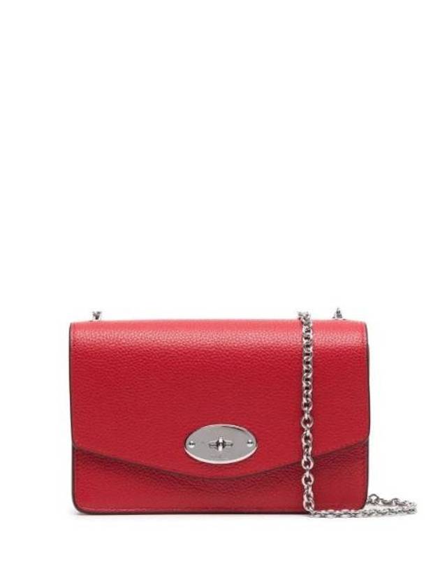 Darley Small Classic Chain Shoulder Bag Red - MULBERRY - BALAAN 1