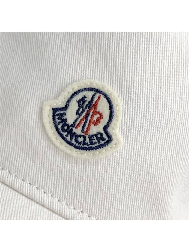 Logo Patch Ball Cap White - MONCLER - BALAAN 7