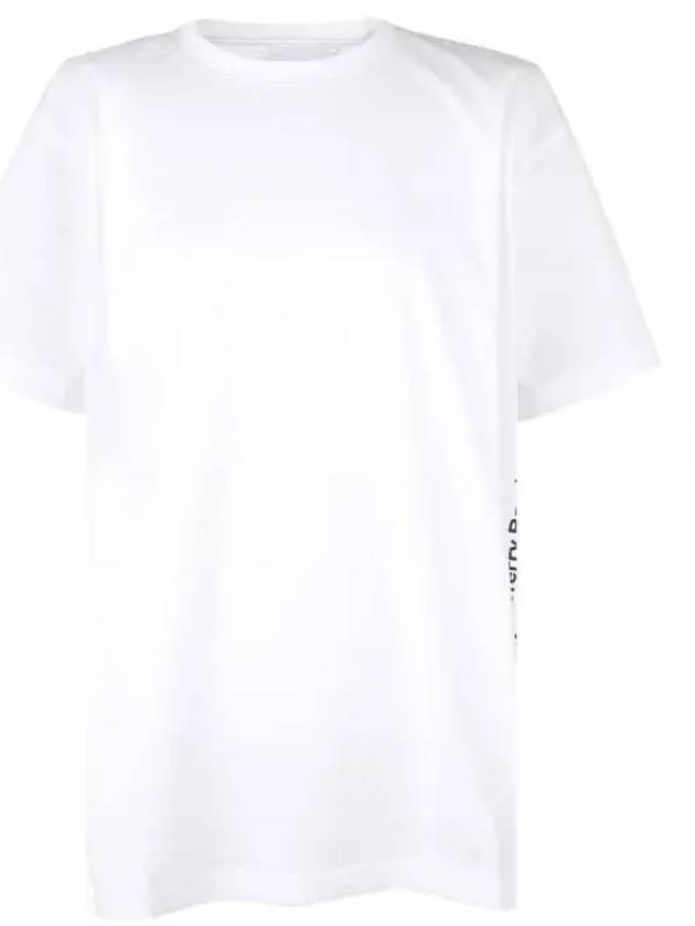 Back Logo Short Sleeve T-Shirt White - BURBERRY - BALAAN 2