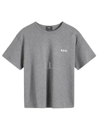 Boxy Micro Logo Short Sleeve T-Shirt Charcoal - A.P.C. - BALAAN 2