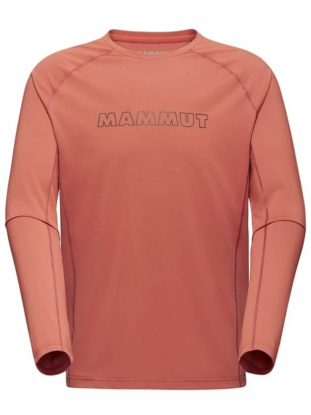 Selun FL Logo Long Sleeve T-shirt Brick - MAMMUT - BALAAN 1