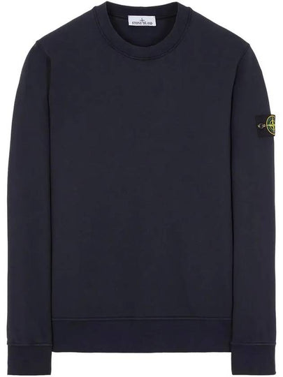 Wappen Patch Crew Neck Sweatshirt Navy - STONE ISLAND - BALAAN 2