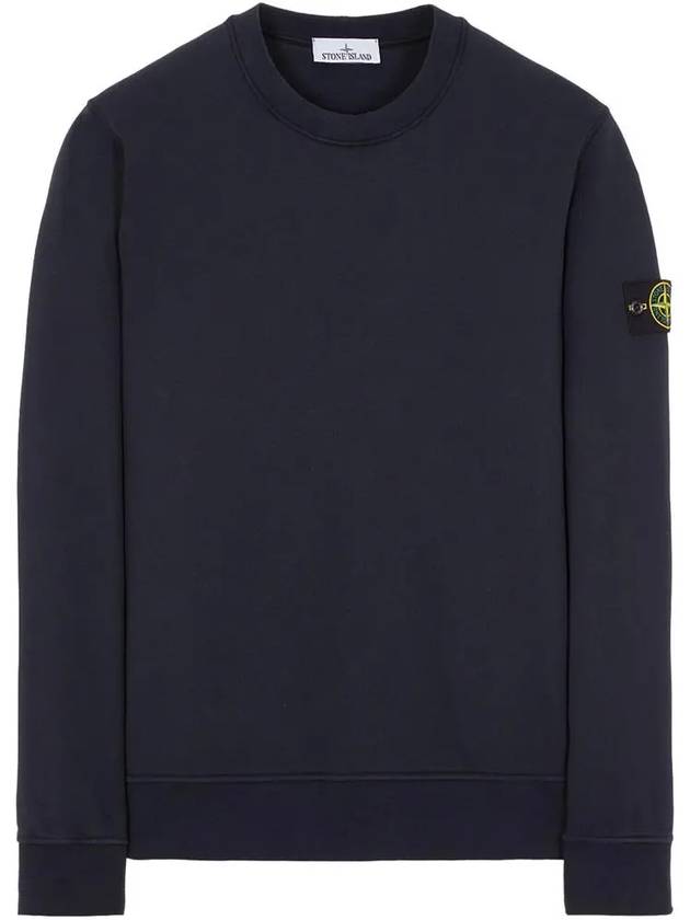 Wappen Patch Crew Neck Sweatshirt Navy - STONE ISLAND - BALAAN 2