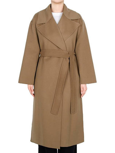 Camel Orlanda Wool Coat OLANDA 045 - MAX MARA - BALAAN 1