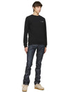 Men's Item Logo Sweatshirt Black - A.P.C. - BALAAN.