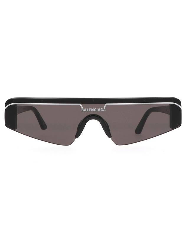 Premium Ski Rectangular Sunglasses Black - BALENCIAGA - BALAAN 1