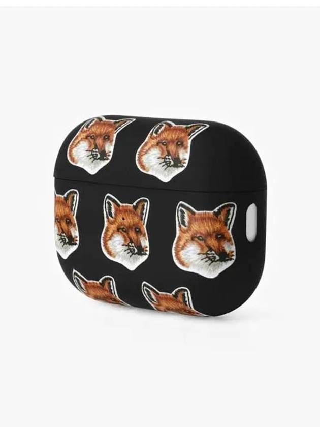 Maison Kitsune Native Union All Over Fox Head AirPods Pro 2 Case Black - MAISON KITSUNE - BALAAN 2