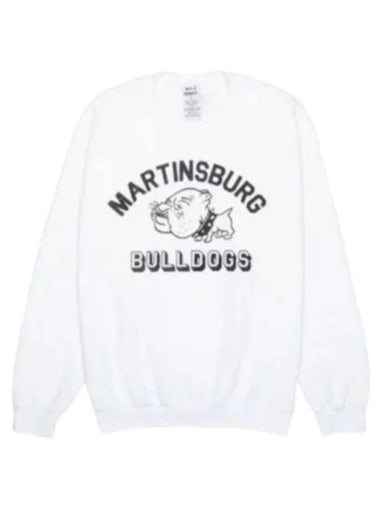 Martinsburg Bulldog Print Sweatshirt White - WILD DONKEY - BALAAN 1