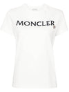 Embossed Logo Women s Cotton Short Sleeve T Shirt 8C00006 829HP - MONCLER - BALAAN 2