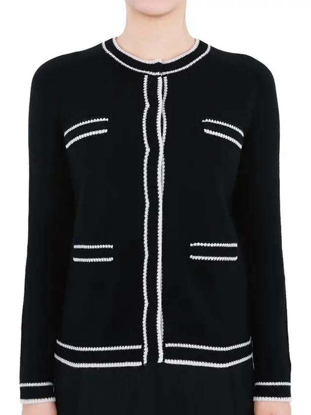 women's crew neck cardigan black ESTATE 2393460133 650 011 - MAX MARA - BALAAN 2