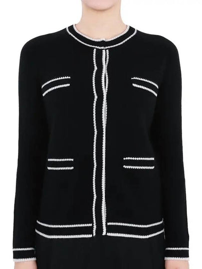 women's crew neck cardigan black ESTATE 2393460133 650 011 - MAX MARA - BALAAN 2