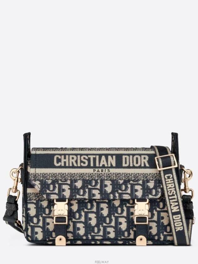 Camp Oblique Jacquard Small Cross Bag Blue - DIOR - BALAAN 2