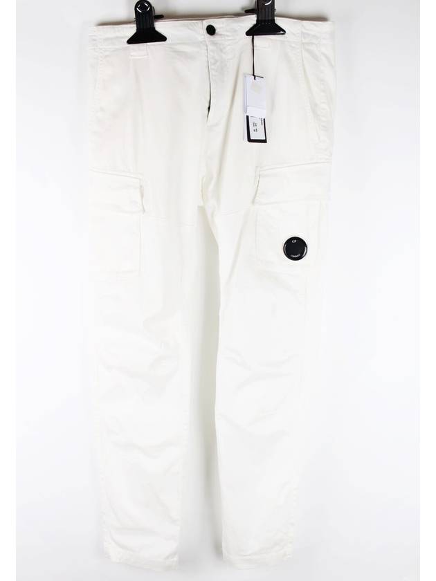 Lens Cargo Pants White 50 - CP COMPANY - BALAAN 1