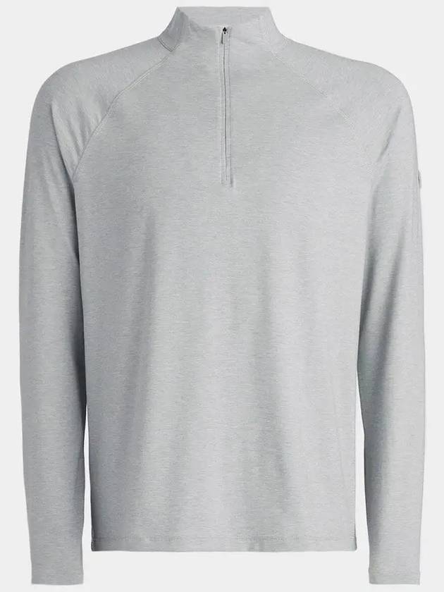 Luxe Quarter Zip Mid Layer Long Sleeve T-Shirt Grey - G/FORE - BALAAN 2