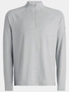 Luxe Quarter Zip Mid Layer Long Sleeve T-Shirt Grey - G/FORE - BALAAN 3