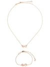 Hyperbola Necklace Bracelet White - SWAROVSKI - BALAAN 1