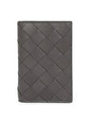 Intrecciato Card Wallet Grey - BOTTEGA VENETA - BALAAN 3