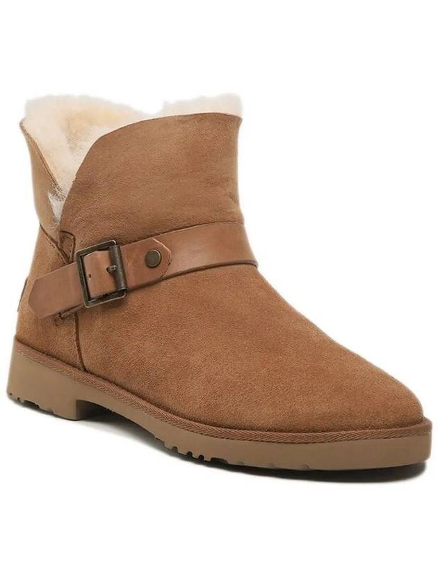 Romely Short Buckle Winter Boots Chestnut - UGG - BALAAN 4