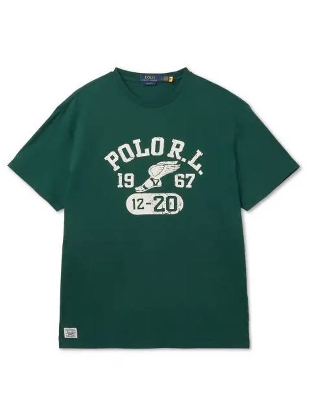 30 points paid Classic fit jersey graphic t shirt Moss Agate - POLO RALPH LAUREN - BALAAN 1