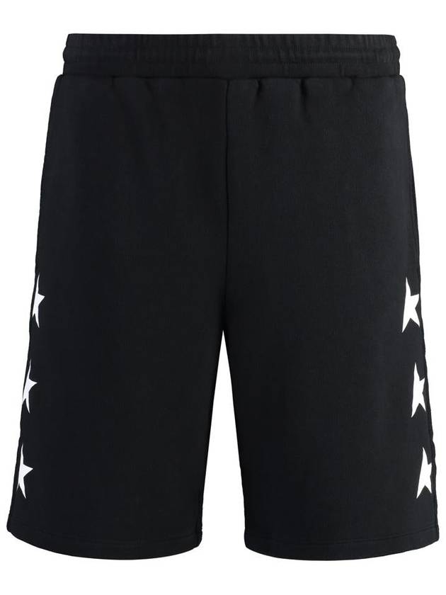 White Star Bermuda Shorts Black - GOLDEN GOOSE - BALAAN 2