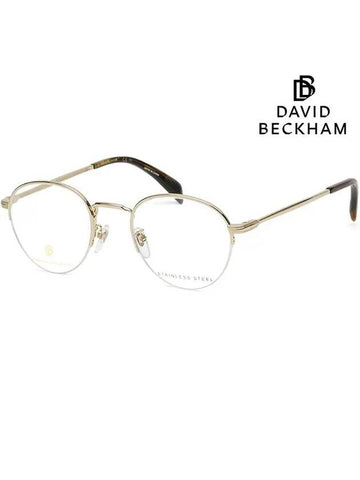 Glasses frame DB1047 J5G gold semirimless - DAVID BECKHAM - BALAAN 1