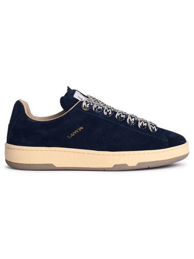 Lanvin 'Curb Lite' Navy Suede Sneakers - LANVIN - BALAAN 1