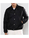 Logo Detailed Buttoned Jacket Black - ALEXANDER MCQUEEN - BALAAN 2