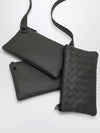 Triple Zipper Cross Bag Grey - BOTTEGA VENETA - BALAAN 3