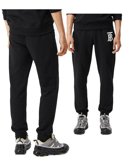 Monogram Track Pants Black - BURBERRY - BALAAN 2