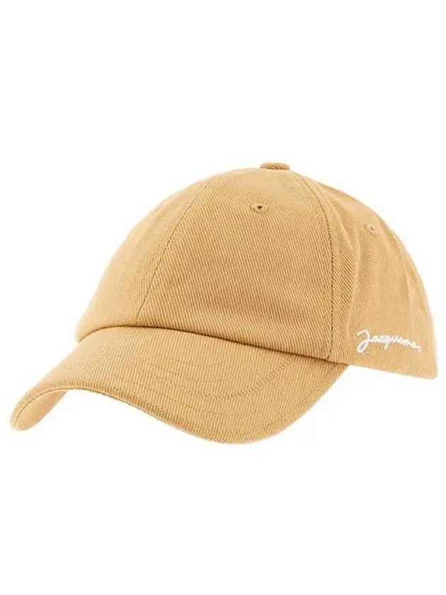 La Casquette Embroidered Logo Ball Cap Beige - JACQUEMUS - BALAAN 3