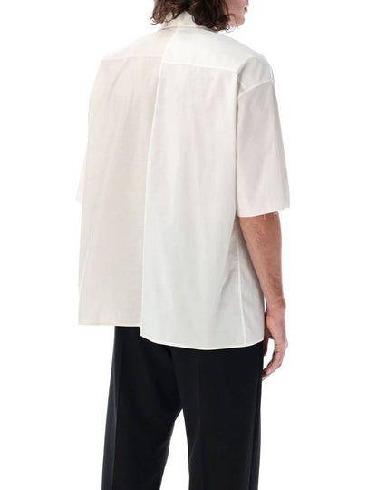 Mm6 Maison Margiela Asymmetric Poplin Shirt - MAISON MARGIELA - BALAAN 2