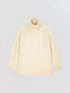 Texture Jumper Turtleneck Ivory - ISABEL MARANT - BALAAN 2