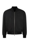 Logo Embroided Bomber Jacket Black - DIOR - BALAAN 2