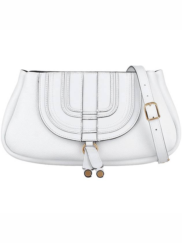 Calfskin Clutch Shoulder Bag White - CHLOE - BALAAN 3