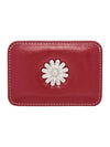 Daisy Slim Mini Transportation Card Wallet Rose - LE MASQUE - BALAAN 1