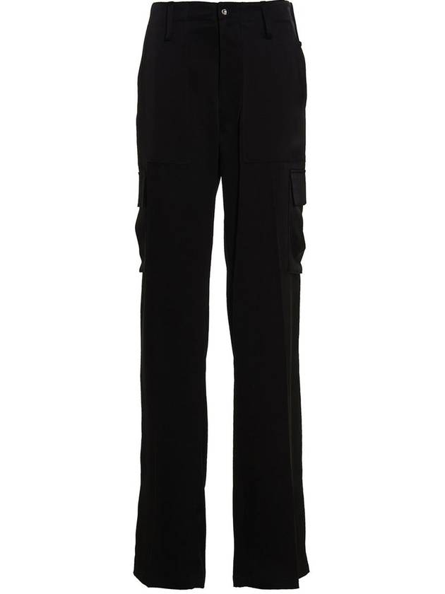 David Koma Satin Cargo Pants - DAVID KOMA - BALAAN 1