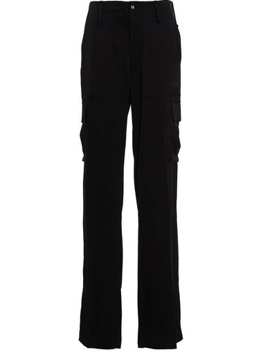 David Koma Satin Cargo Pants - DAVID KOMA - BALAAN 1