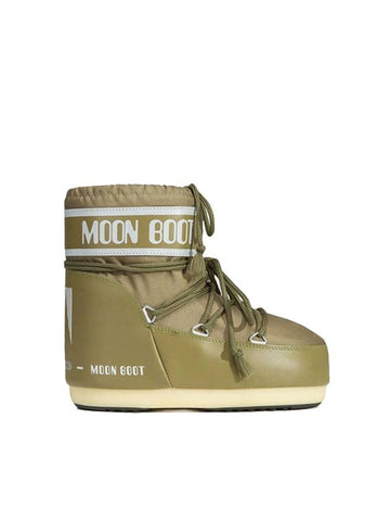 Icon Low Nylon Winter Boots Khaki - MOON BOOT - BALAAN 1