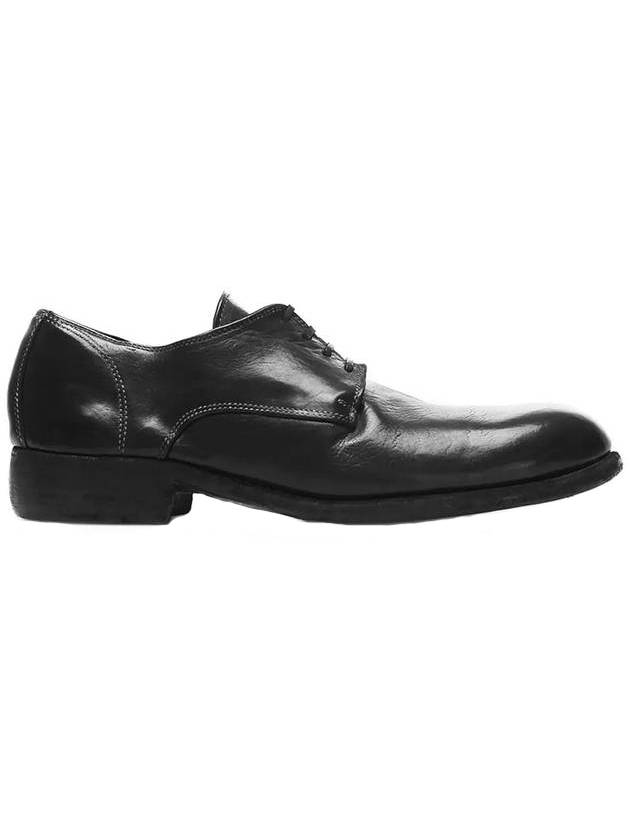 992 Horse Leather Classic Derby Shoes Black - GUIDI - BALAAN 1