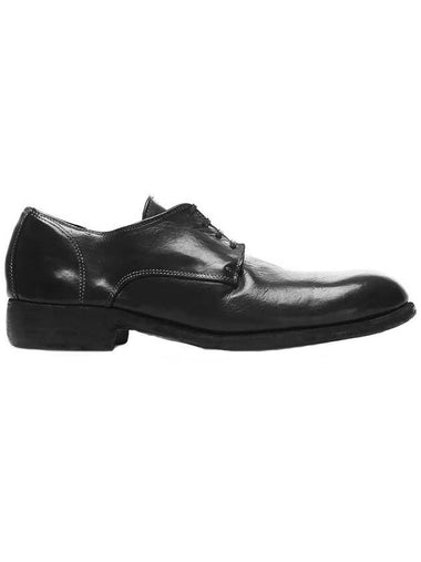 992 Horse Leather Classic Derby Shoes Black - GUIDI - BALAAN 1