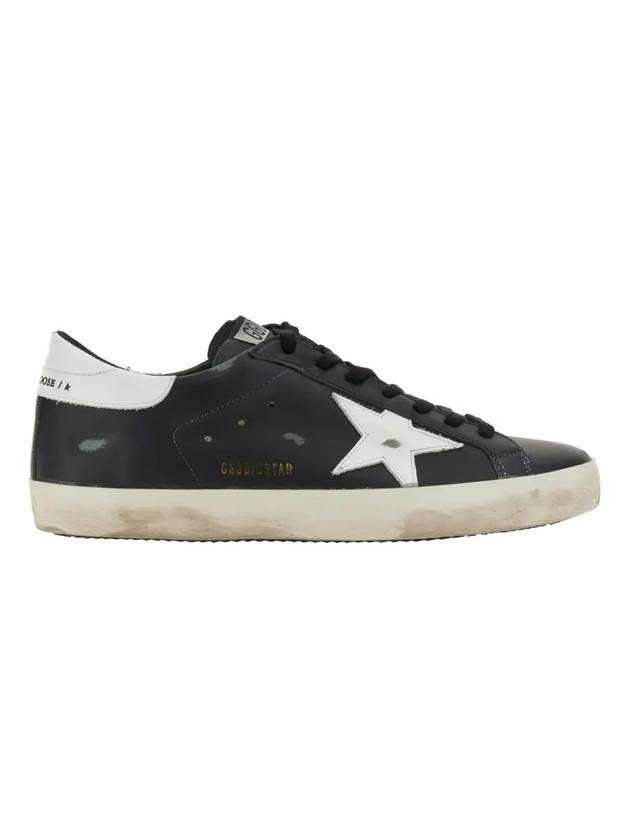 Superstar White Tab Sneakers Black - GOLDEN GOOSE - BALAAN 1