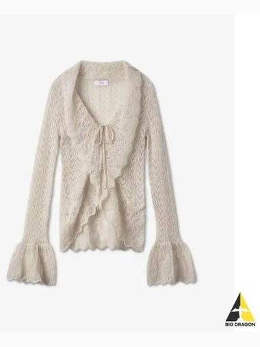 Croquette knit cardigan beige 06N103BEIGE - ERL - BALAAN 1